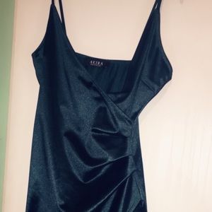 DARK GREEN AKIRA DRESS
